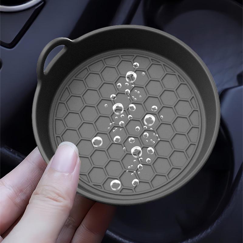 SEAMETAL Car Cup Holder Coaster Silicone Cup Holder Insert Universal Non-Slip Cup Holders Car Interior Silent Cup Pad Car Accessories