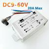 Stepless DC Motor Speed Controller DC 9-60V Max 20A Motor Pulse Width Modulator Regulator PWM DC Motor Driver Speed Controller