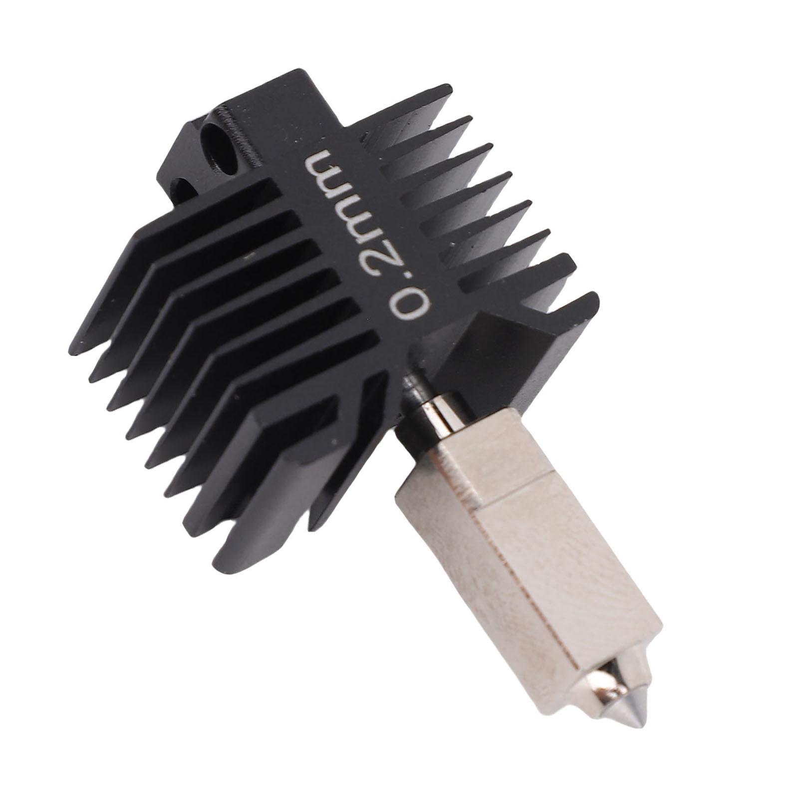 Remplacement de la tête d'impression pour imprimante 3D X1 P1P P1S Buse intégrée en acier trempé Kit de tête d'impression Chauffage céramique 60W