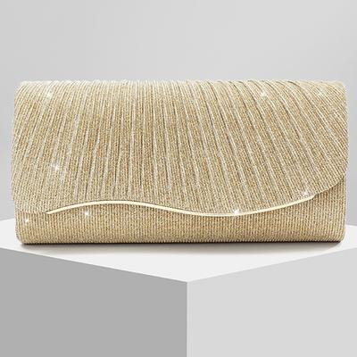 New Ladies Shiny Dinner Bag Evening Bag Wedding Bag Banquet Versatile Shoulder Bag Crossbody Chain Bag