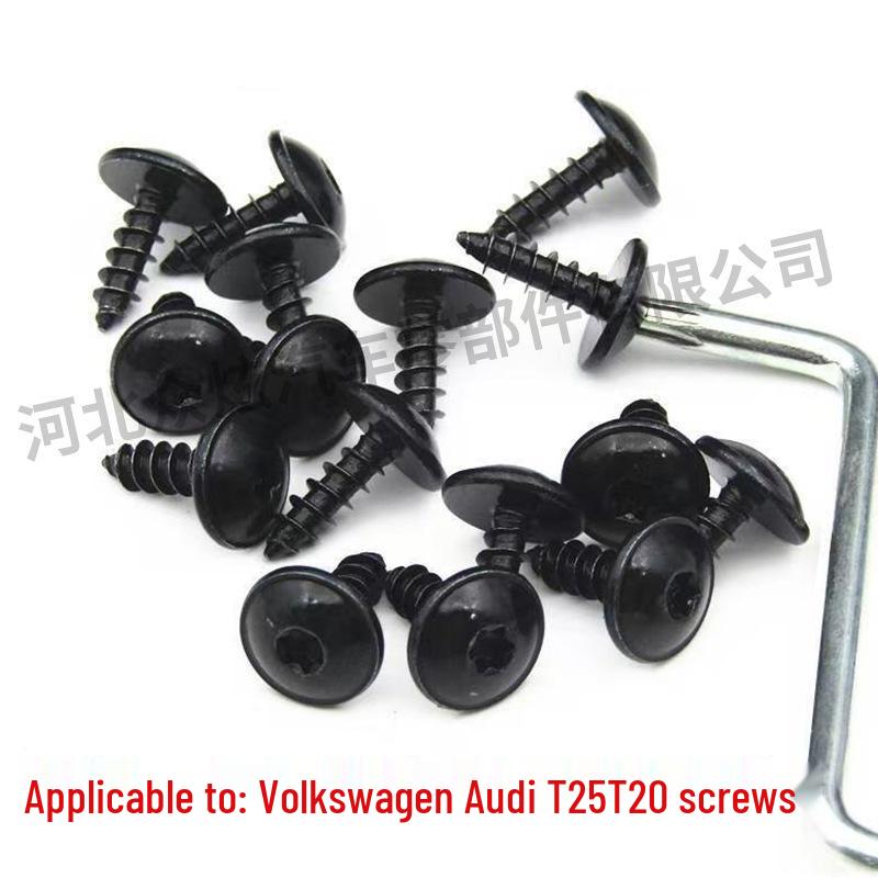 Fits Volkswagen BMW Fender Inner Liner Torx Hex Self-Tapping Screws Clips ZXuan