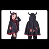 Witch Cartoon Halloween Party Cloak Hooded Cloak Cosplay Costume Cosplay Props Devil Horn Cloak