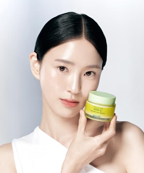 Goodal [NEW] Green Tangerine Vita C Dark Spot Care Cream Alpha 75ml + Bonus Alpha Pad Sachet (2EA)