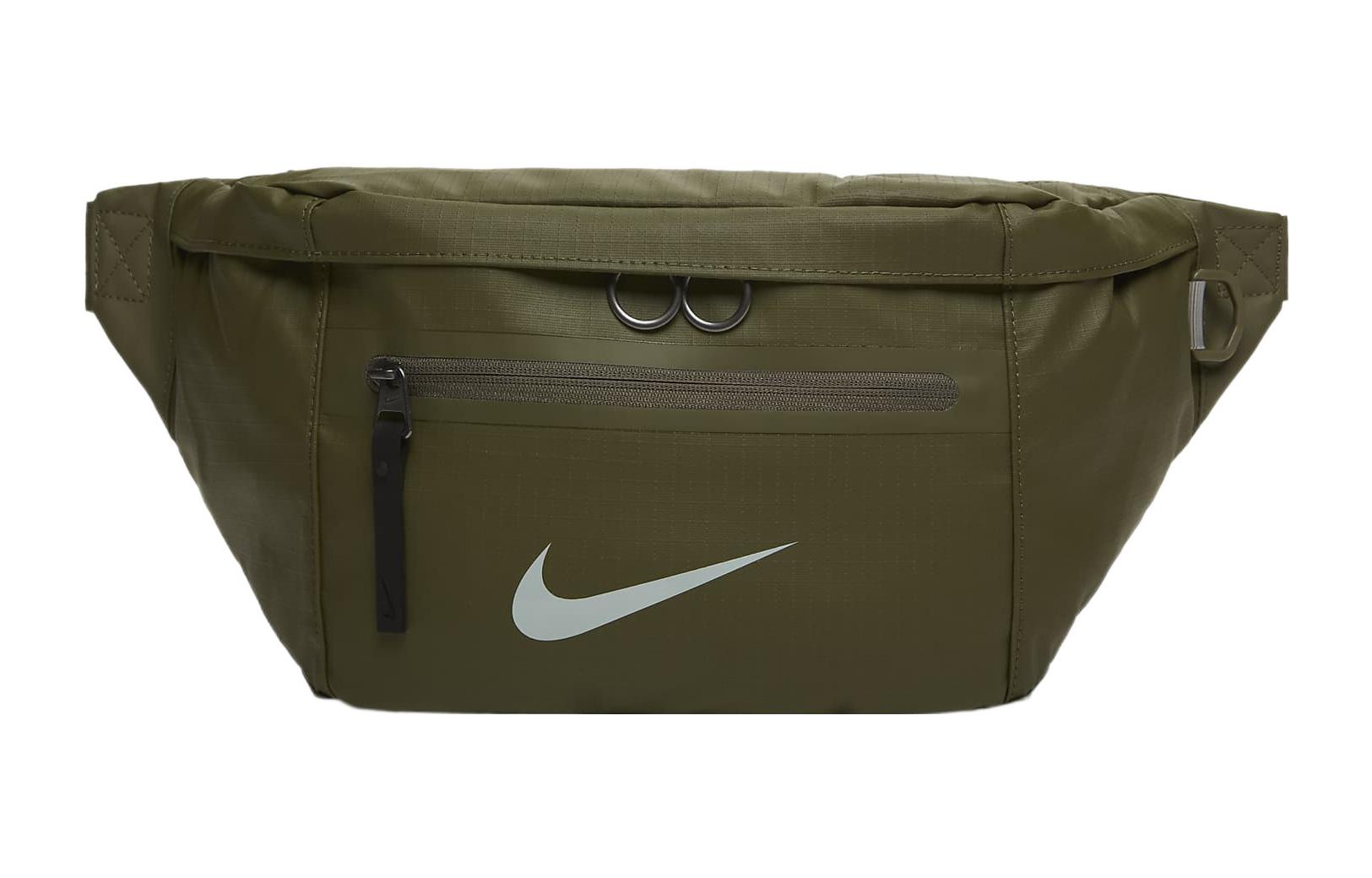 Nike Elemental Fabric Fanny Pack Regular Unisex Olive Green/Light Silver DO7956-222