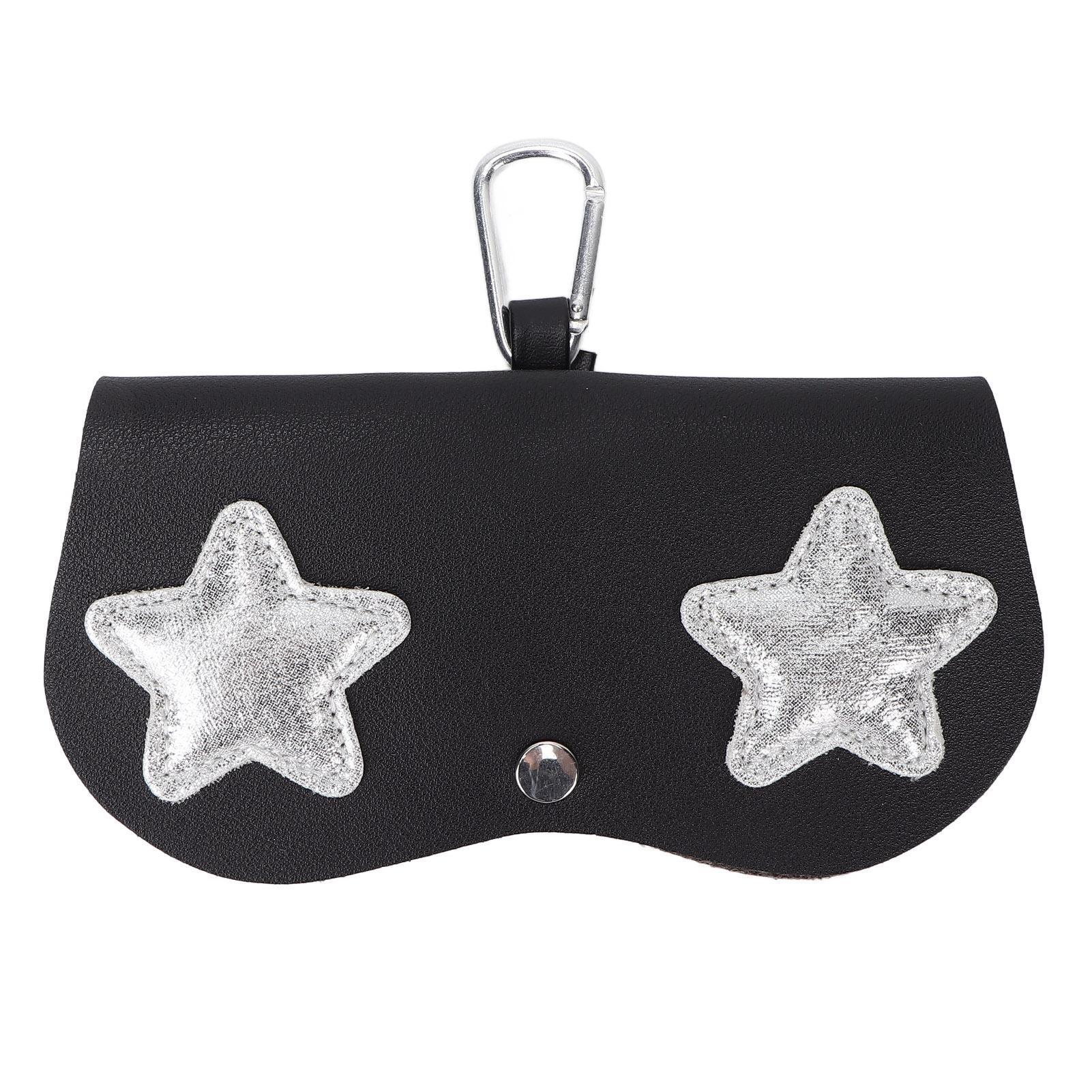 

Glasses Bag Five Pointed Star Pattern Portable Glasses Storage Decoration Bag