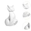Cat Statue Resin Sculpture Collectible Housewarming Gift Animal Figurine Desktop Ornament for Party