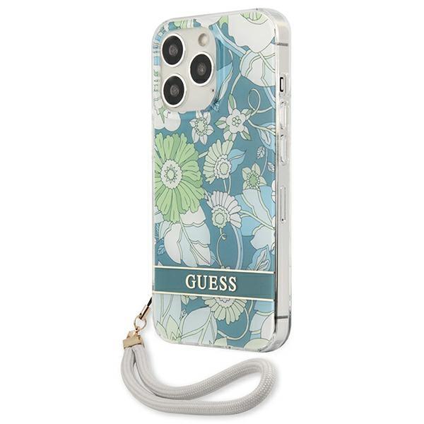 Guess Guhcp13Xhflsn Iphone 13 Pro Max6,7 Zielony/Green Hardcase Flower Strap