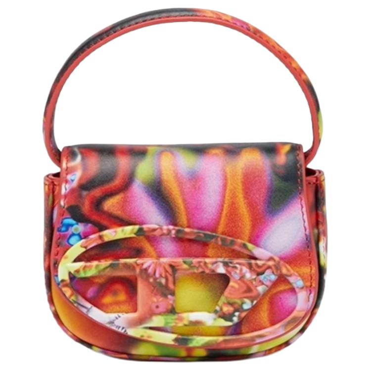 

DIESEL Fashion Trend Leather Shoulder Tote Bag Mini Women bags Multicolor P01100PR400-H9730 Basic Set (Bag+Dust Bag)