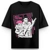 Jujutsu Kaisen Anime Itadori Yuji Druck Baumwoll-T-Shirt Herren und Damen Harajuku Lässig Locker Sommer Anime Merchandise Kleidung