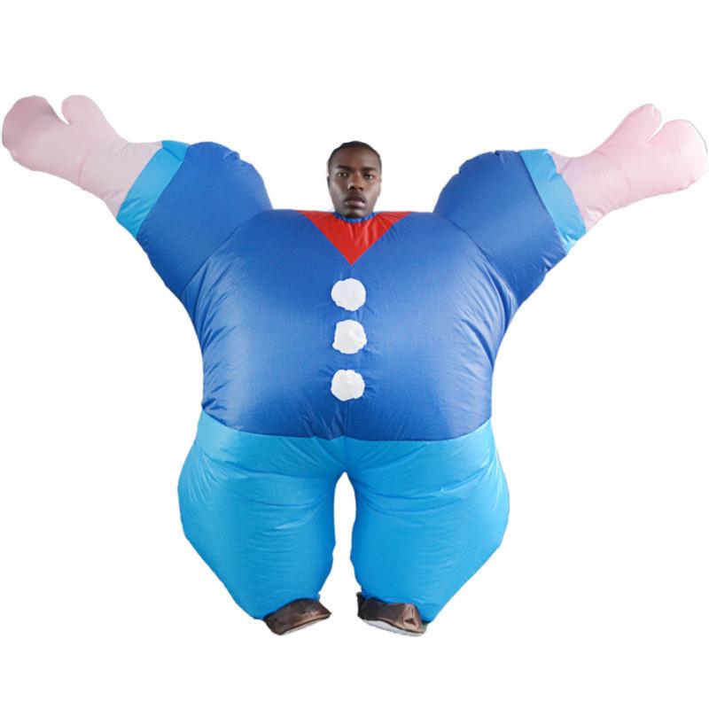 Fun Inflatable Costumes For Adults In Various Colors Perfect For Halloween Events