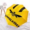 1PC Bumblebee Logo Automatic Open/Close, 8-Rib Durable Frame Compact Travel Umbrella for Men & Women S1222078