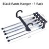 Magic Multi-layer Pants Hanger Home Use Sl Clothing Storage Organizer Tool Foldable Plastic Trouser Ra Wardrobe