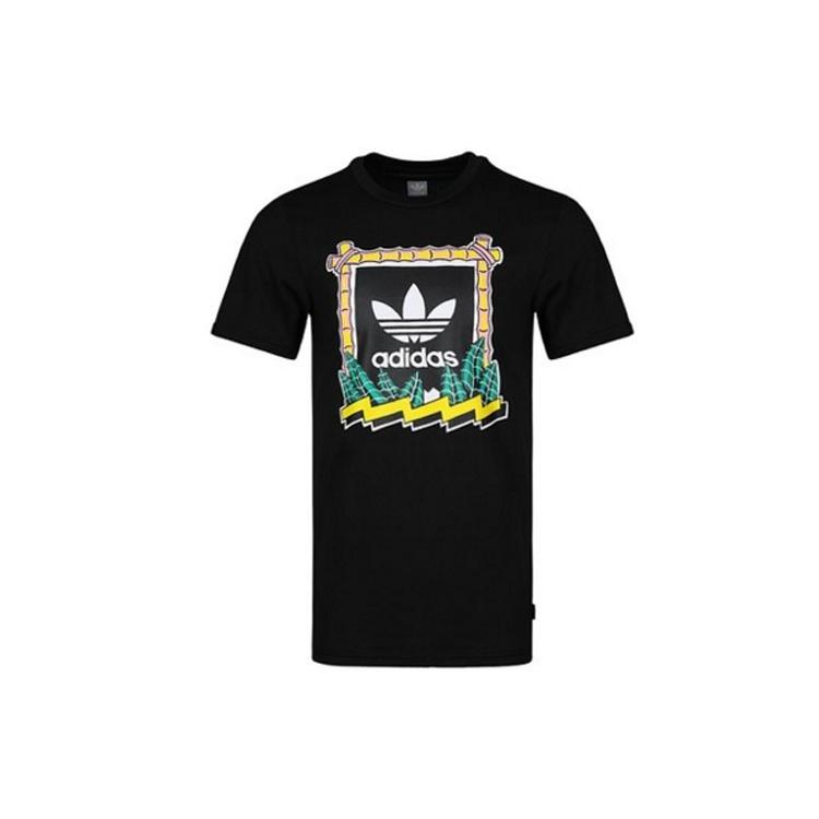 adidas originals Sports Loose Breathable Short Sleeve Black Men s DT8107 M