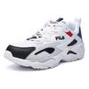 Fila Tracer Mesh, Textile Comfortable Round Toe Cushioning Abrasion Resistant Breathable Low Top Chunky Sneakers Men's F12M041104FWB