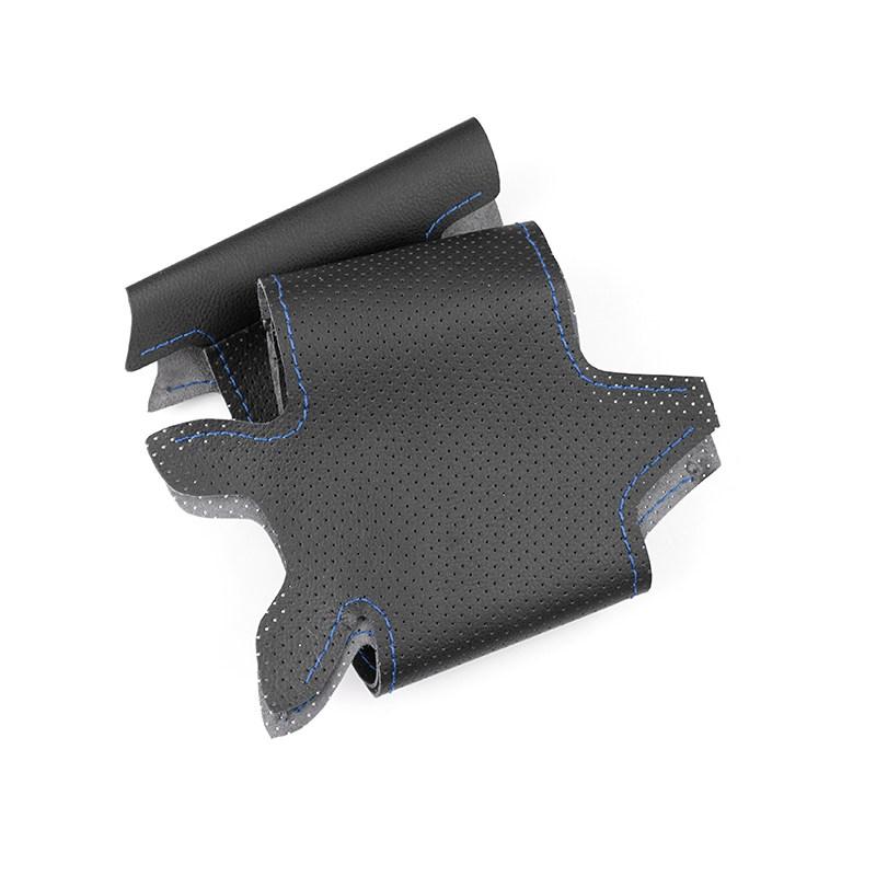 Hand Braid For VW Passat B6 Golf 5 Jetta MK5 Tiguan Car Interior Accessories Microfiber Leather Steering Wheel Cover Trim