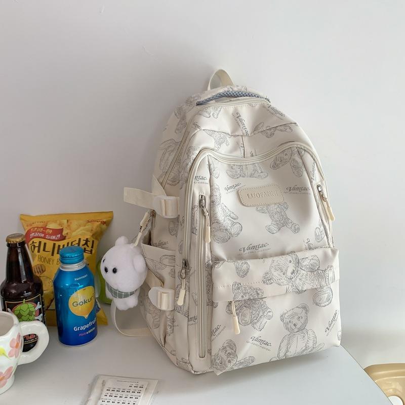 High Value, Small and Fresh Backpack, Girls' Lightweight and Large Capacity, Junior and High School Students' Schoolbags, Trendy and Cool Casual 