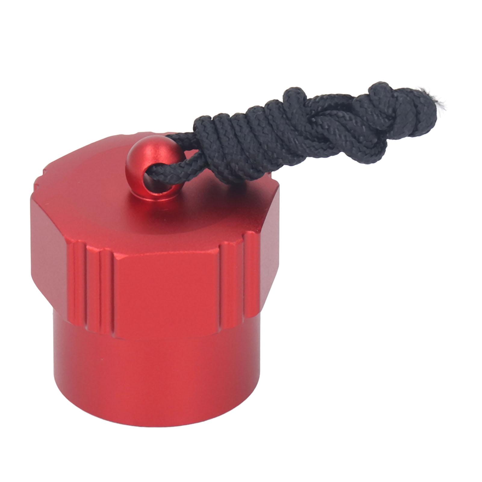 

Din Diving Dust Cap Aluminum Alloy Universal Threaded 1st Stage Dust Protective Cover for Scuba Diving Regulator червоний