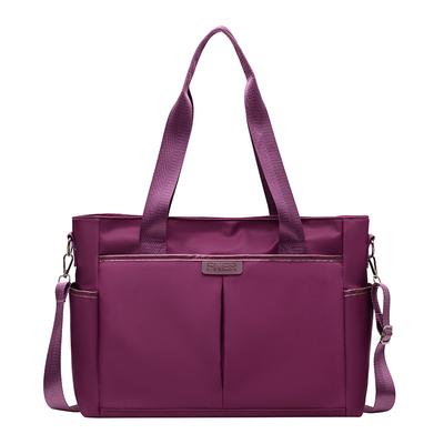 Damen Tote Bag mit großer Kapazität, wasserdicht, lässig, Umhängetasche, Pendeln, Klasse, Student, tragbare Schultertasche