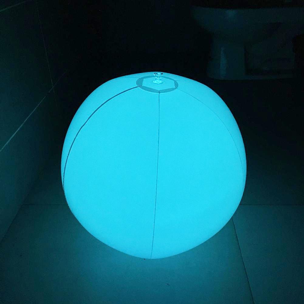 2/4/6PCS Beach Swimming Pool Luminous Ball Pool Underwater Glowing Balls With 16 Colors LED Light For Swimming Pool Accessories