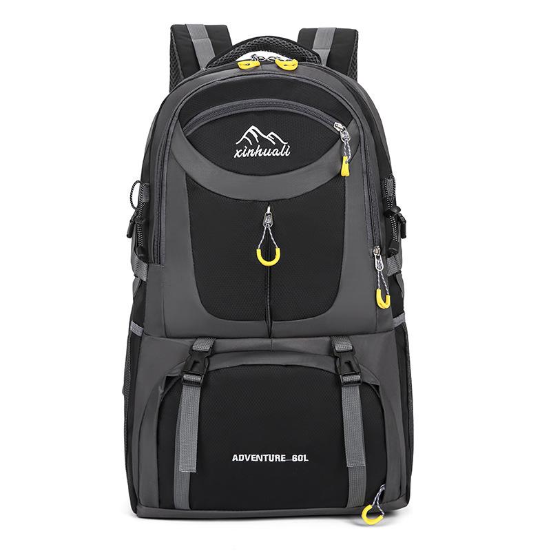 Men's and Women's 60L Large Capacity Outdoor Hiking & Travel Backpack - Lightweight, Fashionable, and Casual Sports Bag