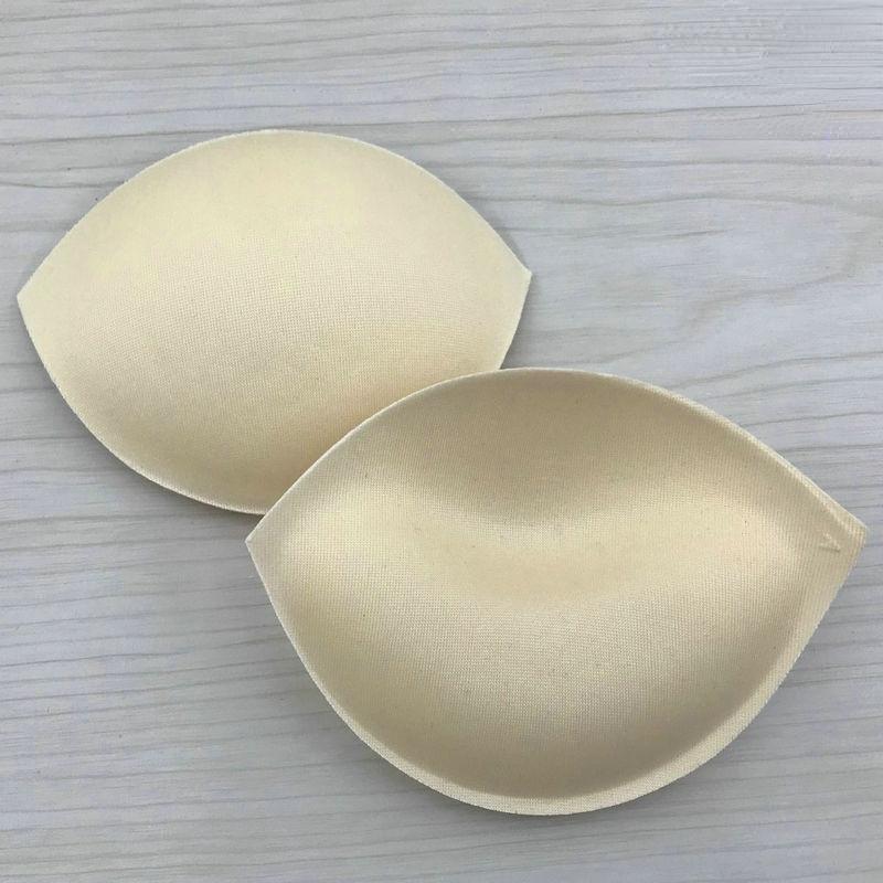1Pair Sponge Inserts In Bra Padded for Breast Push Up Fill Brassiere Breast Patch Pads On The Chest Removeable Bra Enhancers