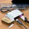 Lightweight Ethernet Converter USB C to RJ45 Adapter with Gigabit Speed and Double USB Port Wide Use PD60W Charging