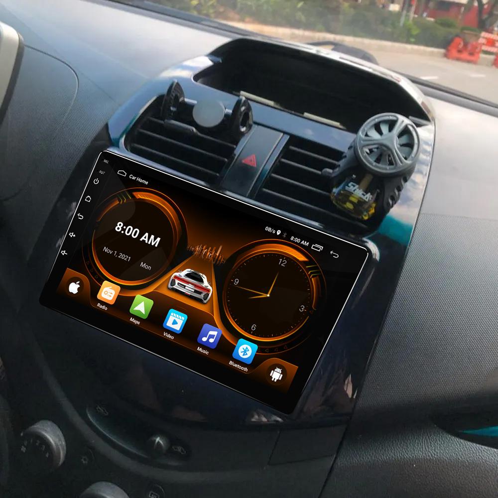 JIUYIN Android 13 Car Radio Multimedia Video Player For Chevrolet Spark Beat Matiz Creative 2010-2014 2Din 4G Navigation Carplay