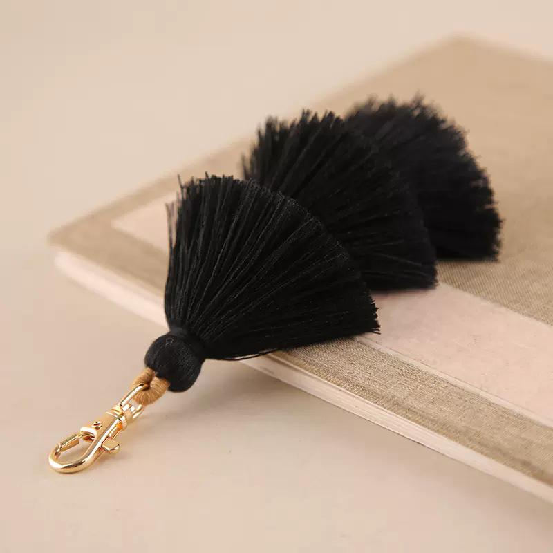 Three-layer Cotton Tassel Bag Hanger Decoration with Ethnic Style Keychain In Bohemian Style - Three-layer Tassels Pendant