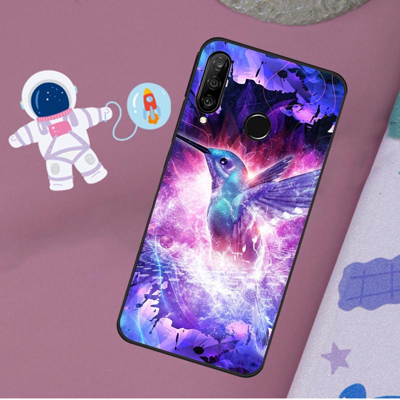 Hummingbird For Huawei Nova 12s 12i 11i 8i Y73 Y72 Y61 Y91 Y90 Y70 Y60 9 10 SE P30 P40 Lite P60 Pro Case
