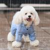 Dog Raincoat With Reflective Stripe Pet Outdoor Waterproof Pet Clothes Small Medium Dogs Hoodie Pets Raincoat Accessories