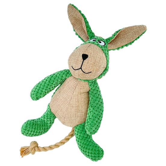 Jucărie de pluș pentru câini Interactivă Scârțâitoare Animal de pluș Jucărie Moale Rățușcă Iepure Măgar Câine Jucărie de ros pentru Rozătoare Puternice Câini Mici Medii Mari Iubitori de Aducere