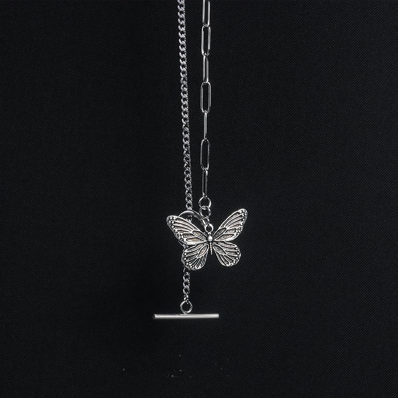 Buy Retro Silver Chain Punk Butterfly 
