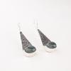 Natural Moss Agate 925 Sterling Silver Jewelry Handmade Earrings 1.9" For Women EE-165-29