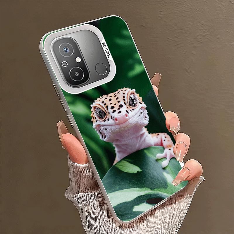 

Lizards Geckos Cute Pet Soft Phone Case for Xiaomi Redmi 15C 15 14C 13C 12C Poco X5 X6 X7 Pro X3 F8 F7 Ultra M8 13 12 Cover Back Xiaomi Redmi 10C