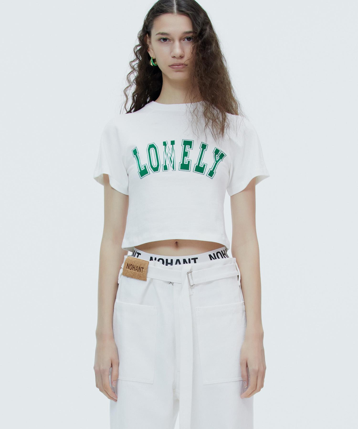Noang Lonely/Lovely Baby T Shirt White White/S
