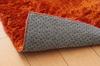 IKEHIKO Rug, 4-Tatami Size, Solid Shaggy Texture, Available In Large Orange, Approx. 200 X 300 Cm, Compatible with Heated Carpets, #3952239