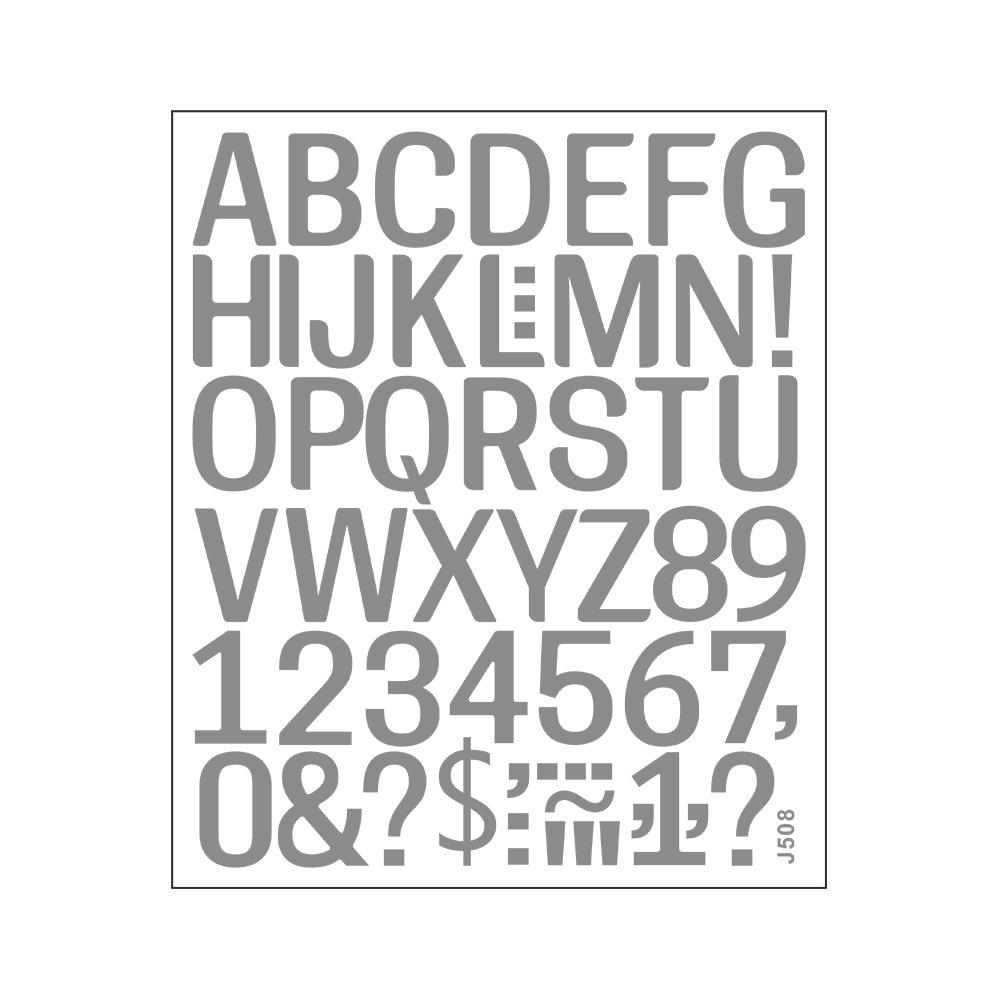 DIY Dekorative Aufkleber für Kopfhörer und Notizbücher mit gemalten englischen Großbuchstaben, Zahlen und Symbolen