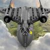 Non-Toxic Military Technical Usa Sr71 Blackbird Stealth Supersonic Reconnaissance Aircraft Building Blocks Fighter Model Brick Kids Toys