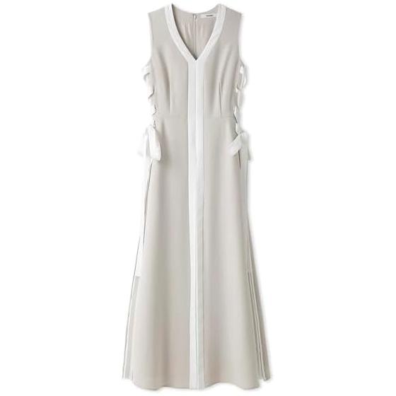 [Sneider] Side Pleated Bicolor Dress SWFO242068 Women s