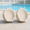 P01006 Pool Drain Valves Cover for Direct Replacement, Molded Plastic Construction for Home Pools and Swimming Facilities