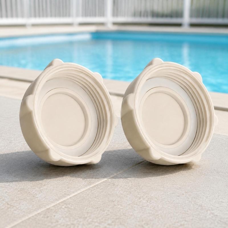 P01006 Pool Drain Valves Cover for Direct Replacement, Molded Plastic Construction for Home Pools and Swimming Facilities