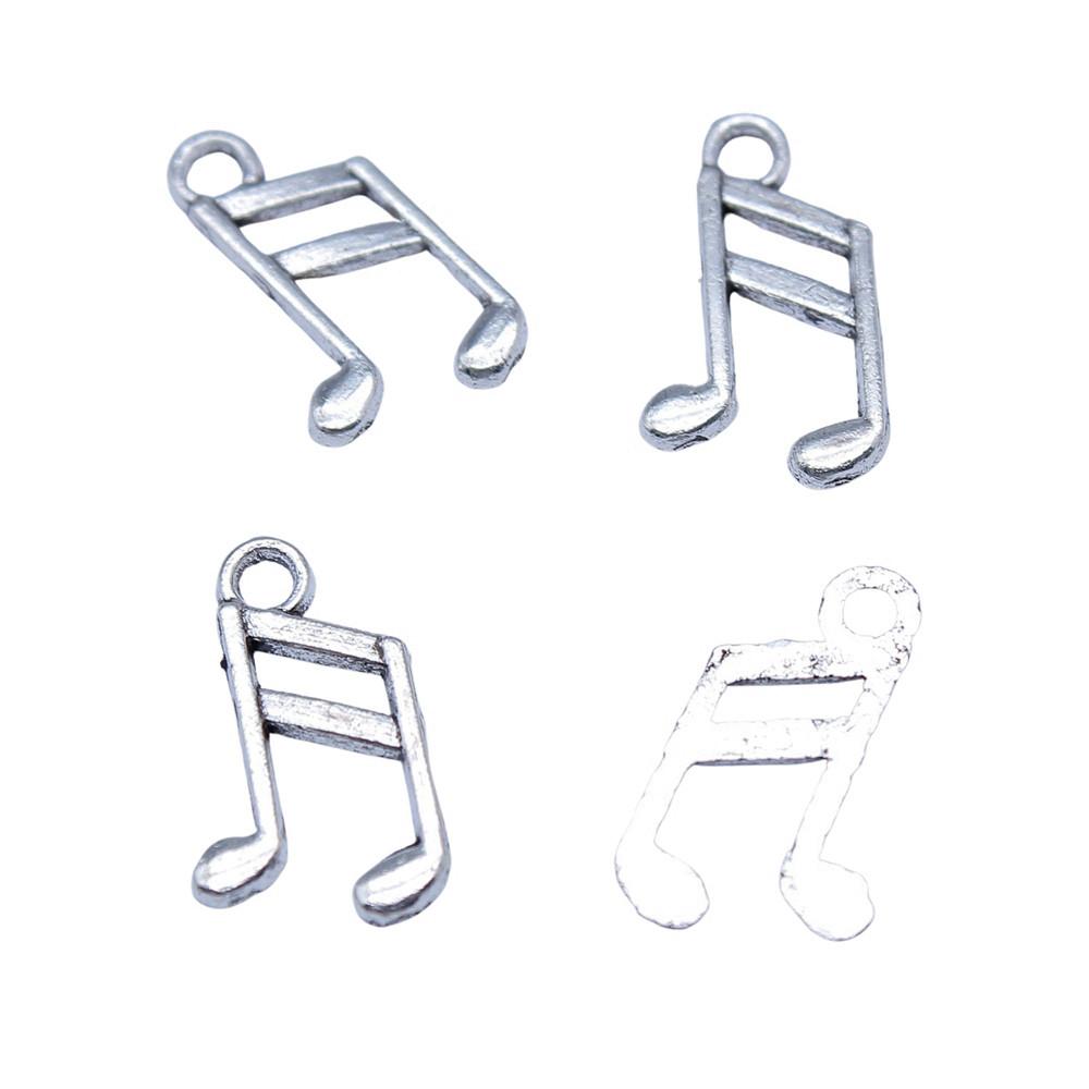 Jewelry Crafts Music Note Charms Alloy Pendants For Concert Collector