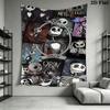 Nightmare Before Emma'S Adventure Tapestry Background Cloth Fashion Print Background Cloth Wall Decoration Christmas Gift