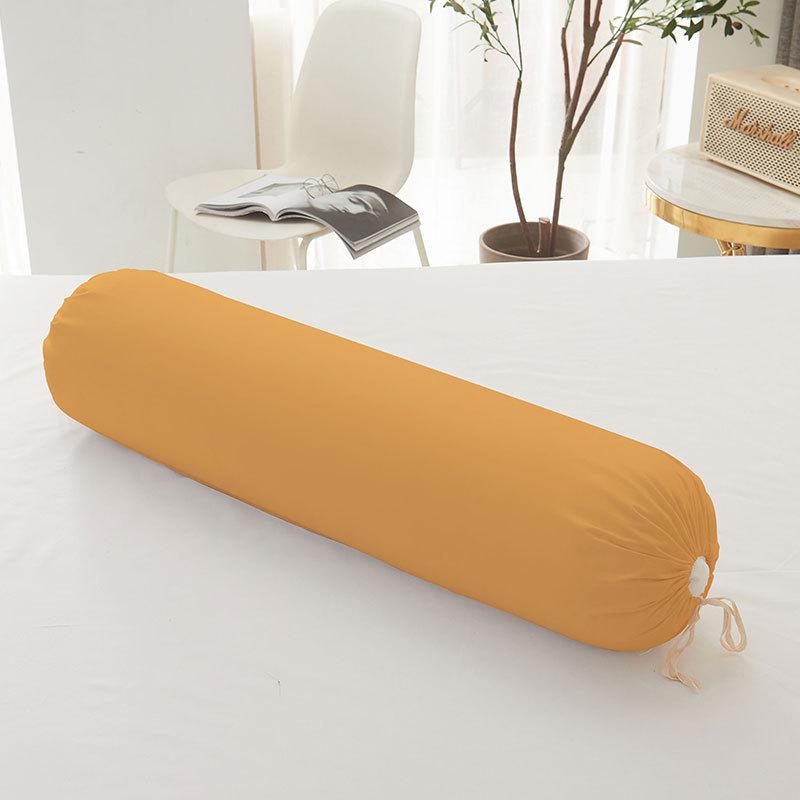 Jednobarevný válcový dlouhý povlak na polštář