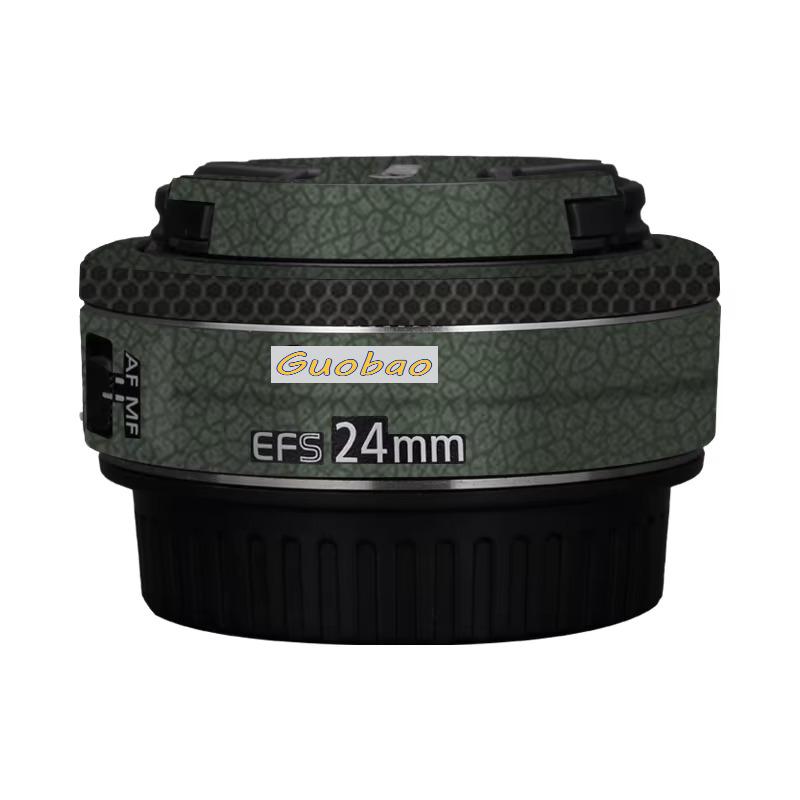 For Canon EF-S 24mm F2.8 STM Lens Decal Skin for Canon EF-S24 F2.8 Lens Cover Film 24 2.8 Protective Sticker for canon 24mm 2.8