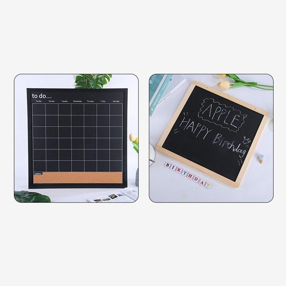 Wooden Frame DIY Cork Display Panel Soft Decorative Memo Bulletin Board Wood Hanging Cork Board