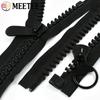 Meetee 20# 60-100cm Pryskyřičný zip Extra velký rozepínací zipy Kabát Bunda Stan Zipy Uzávěr Sada na opravu Oblečení Šicí příslušenství