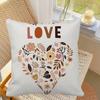 Powerful Love Hands Pillow Case Square Pillow Bedroom Sofa Leisure Comfort Cushion Car Home Decoration