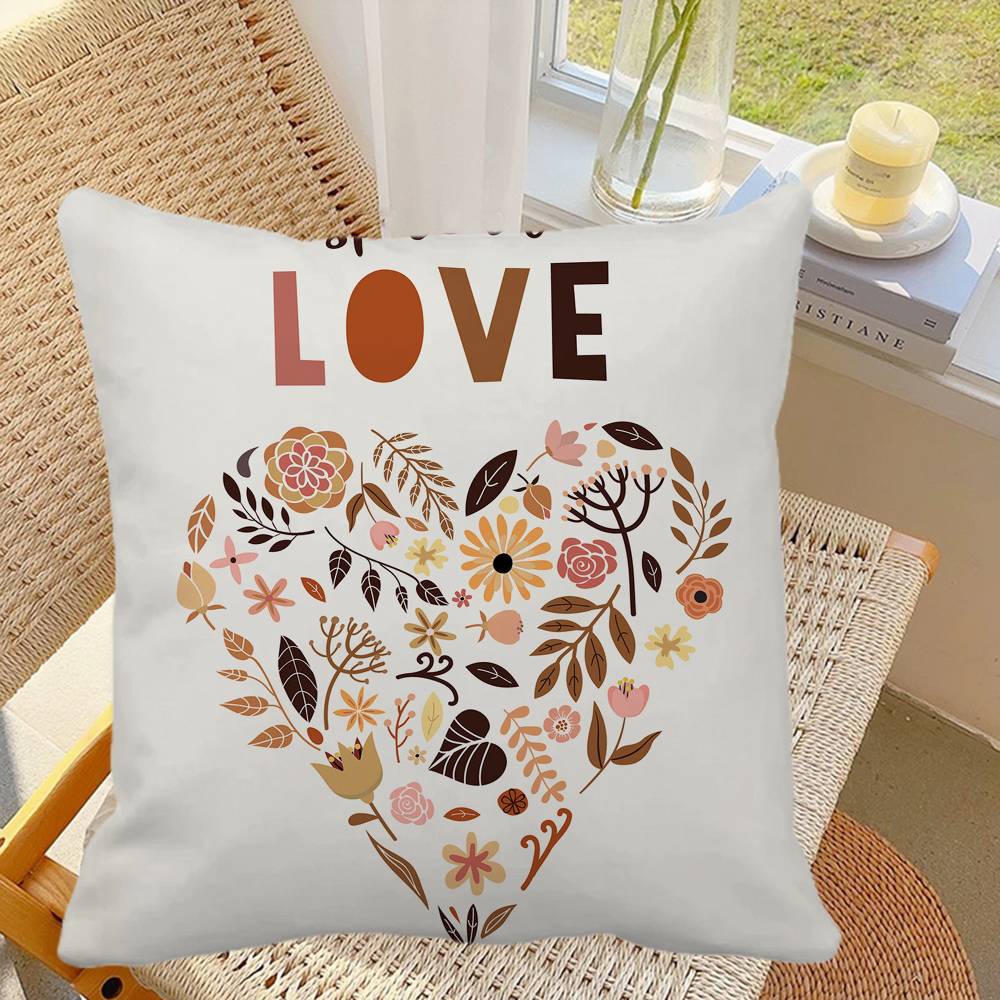 Powerful Love Hands Pillow Case Square Pillow Bedroom Sofa Leisure Comfort Cushion Car Home Decoration