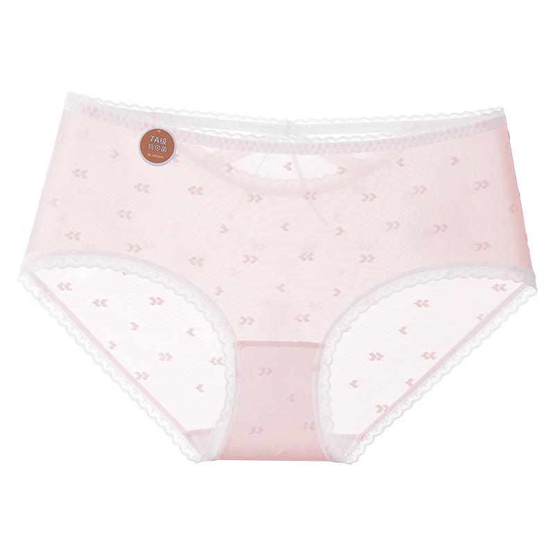 "15D Ultratenké Bezešvé Ledové Hedvábí Nadměrná Velikost Dámské Spodní Prádlo, Antibakteriální Bavlněný Klínek, Dutý Design"